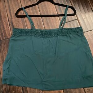 Mossimo Dark Teal Camisole Crop Top